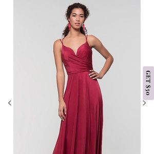 Merlot Bridesmaid’s Dress